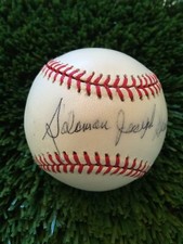 SOLLY HEMUS FULL NAME SIGNED NATIONAL LEAGUE BASEBALL CARDINALS DECEASED