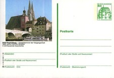 (824)  Bildpostkarte ** - Regensburg - postfrisch