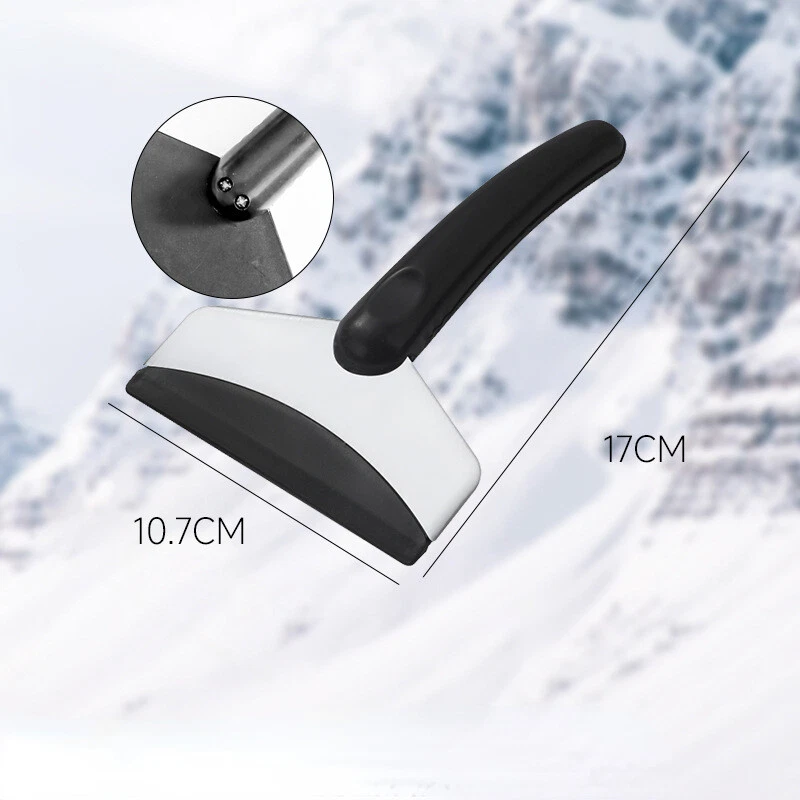 2pcs Car Snow Shovel Brush Scraper Ice Removal Winter Window Cleaner Tools - Image 2 of 4