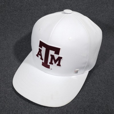 Noggin Boss Texas A&M Hat White Oversized Novelty Aggies Insert 6.75'' x 6.25''