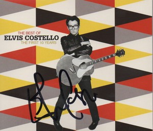 ELVIS COSTELLO - personally signed THE BEST OF THE FIRST 10 YEARS - CD cover | eBay