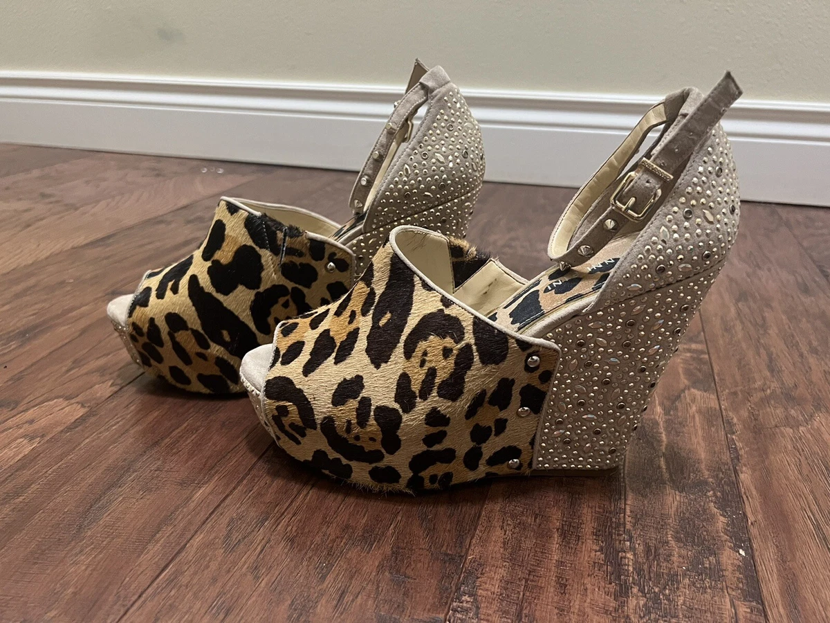 Gianni bini leopard shoes hotsell