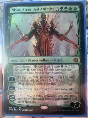 MTG Nissa, Ascended Animist Phyrexia: All Will Be One 327 Regular Mythic
