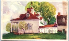 Postcard Mount Vernon Mansion from the North USA North America