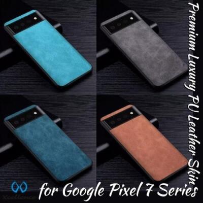 for Google Pixel 7 Series, Xcellence Shockproof Premium PU Leather Skin Case