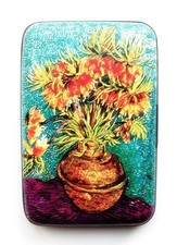 Credit Card Case (Armor Wallet) - "Fritillaries in Copper Vase " by Van Gogh