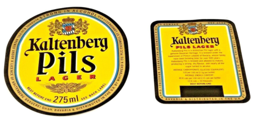 50 x Bottle Label Kaltenberg Pils New Unused Ex Brewery Stock - Picture 1 of 6