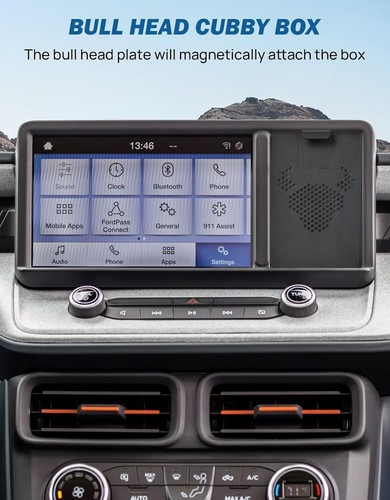 Cubby Phone Mount Cubby Storage Compatible with Ford Maverick 2024 2023 2022 Tru - Picture 4 of 8