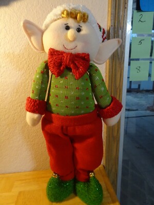 HOBBY LOBBY 19 In. Elf Red Green Foam Standing 2016 NWT