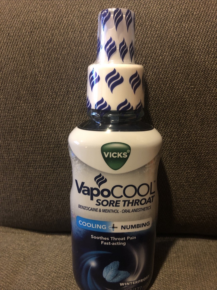 Vicks VapoCOOL Sore Throat Spray, Powerful Sore Throat, 53 OFF