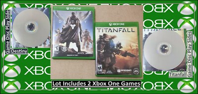 Xbox One Destiny & Titanfall Game Lot - Tested & Work (Xbox One, 2014)