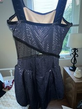 Girls 10-12 Navy Figure Skating Dress