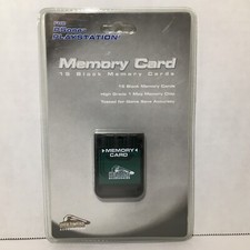 Pelican Memory Card - PS1 PlayStation One - 1meg 15 Block PL-338 - New