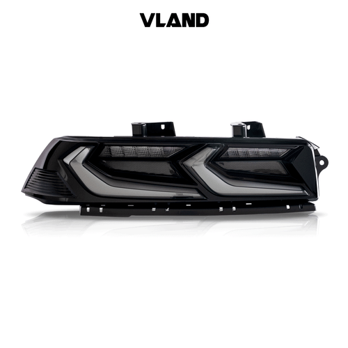 SMOKED LED Tail Lights For Chevy Camaro Coupe/Convertible LT LS SS ZL1 2014 2015 - Picture 3 of 13