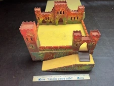 Elastolin Castle #870 – 1950s German Composition Toy Fort – Hausser Germany