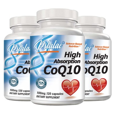 High Absorption CoQ10 Capsules 100mg-with Black Pepper,for Heart Health & Energy