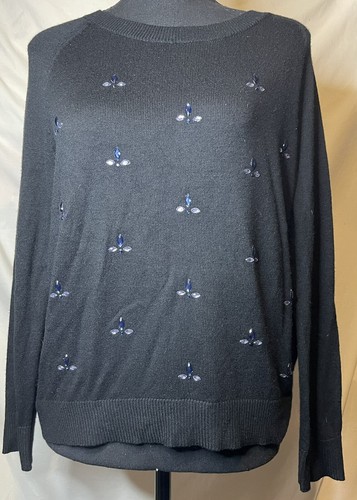 Liz Claiborne Women's Black Jeweled 