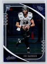 2020 Panini Absolute #120 Cole McDonald RC Tennessee Titans