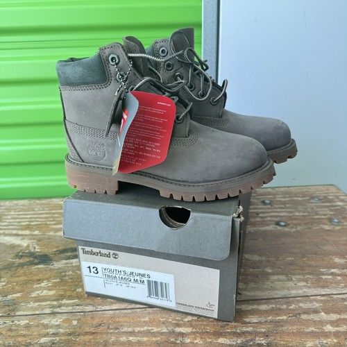 Timberland 6in Premium Dark Brown Boots Classic 13 Youth New In Box Primaloft - Picture 2 of 10