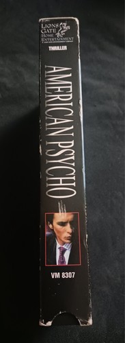 American Psycho VHS RARE Version On LionsGate 2000 Thriller Christian Bale - Picture 8 of 8