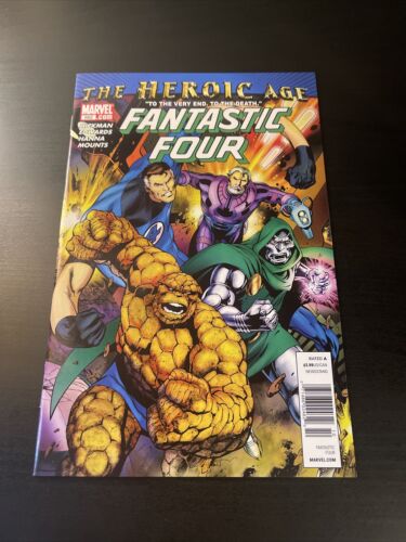 Fantastic Four #582 (9.2 Or Better) $3.99 Newsstand Price Variant  - 2010 - Picture 1 of 2
