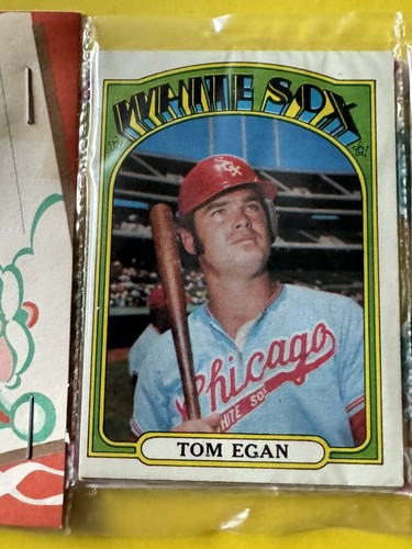 TOPPS BASEBALL 1972 Holiday 12 Card Rack CHICAGO WHITE SOX ECCELLENTE PLUS - Foto 3 di 5
