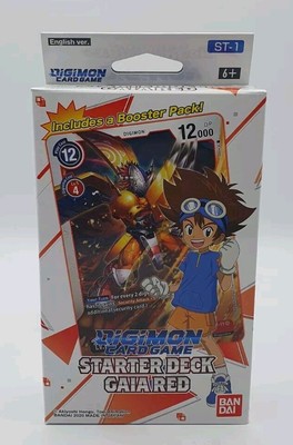 Digimon Card Game - Starter Deck Display Gaia Red ST-1 English v1.0 Tradingcards