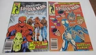 1986 Lot 2 Marvel Comics AMAZING SPIDER-MAN # 276 & 281 VF CM6274