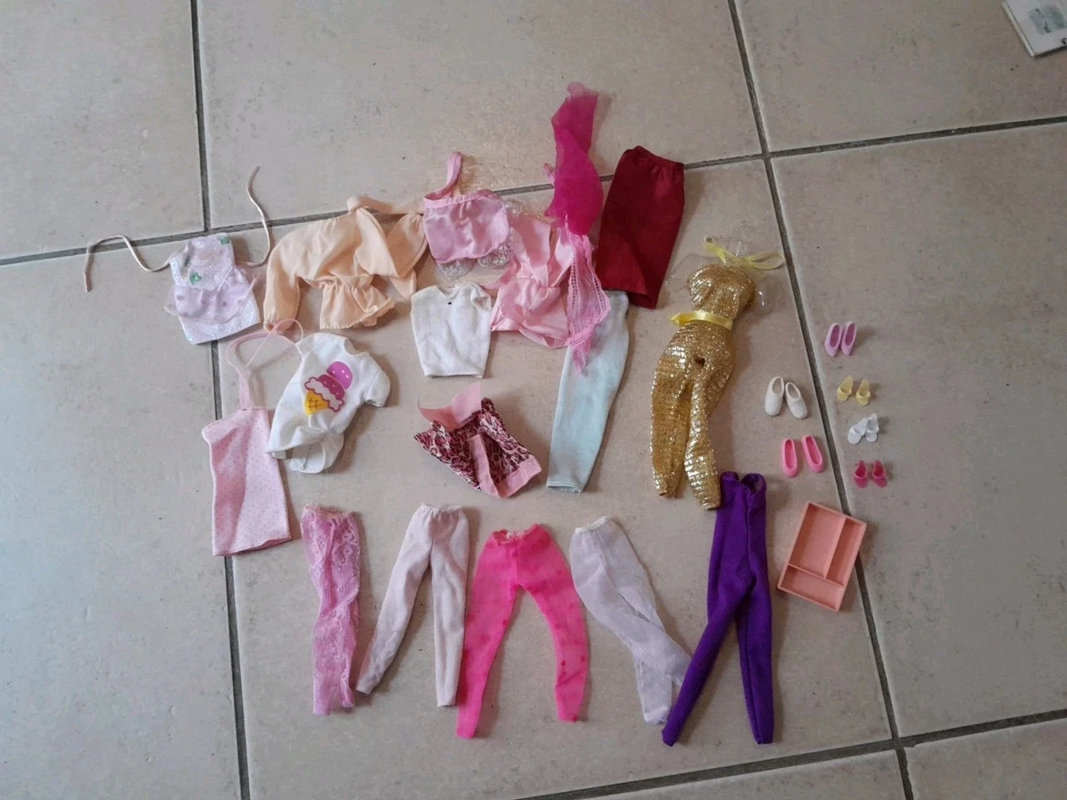 Barbie Steffi Love Clone Lot Vêtements de Poupée Chaussures Accessoires Vintage - Jeux & Jouets