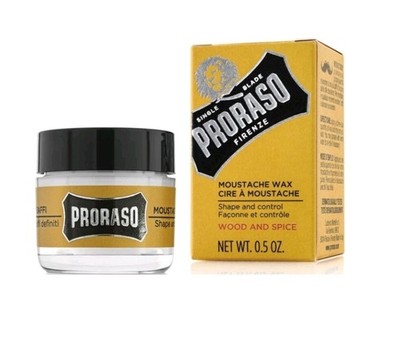 Proraso Moustache Wax - Wood & Spice 15 ml - Schnauzwachs