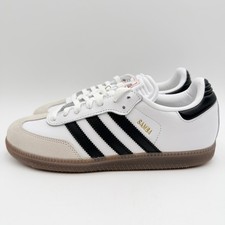 Adidas Samba J Classic Size 5.5Y 6.5W White Black Gum IF1944 
