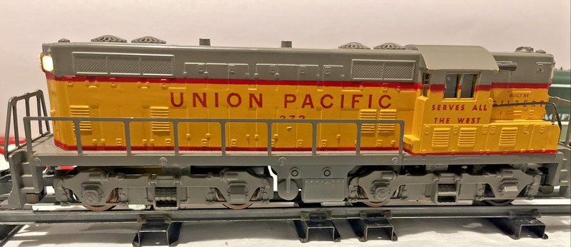 American Flyer 372 Vintage S Gauge Union Pacific GP-7 Powered Diesel Locomotive