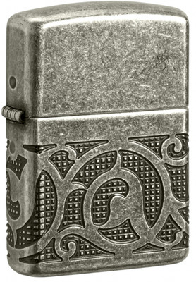 Zippo 49290 Armor Deep Carved Lighter with 360 Engraving Medieval Design,  NIB