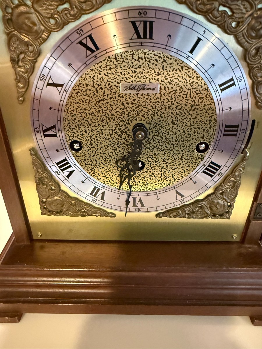 Seth Thomas Legacy Mantle Clock JUST SERVICED GERMANY A403-001