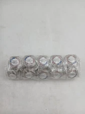 Baseball Champion Rings Set of 10 Silver Tone Party Favors Awards USA Flag