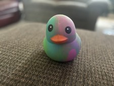Sunny Days Jumbo Squeezy Duck Tie-Dye Squishy Stress Relief Toy NEW AUTHENTIC