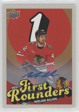 2025-26 Chicago Blackhawks Centennial First Rounders Nolan Allan #FR-12 Auto 2o7