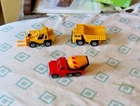 LOT Vintage Construction Toy Farm Vehicles Cars Matchbox Trucks Cement Dump Lift
