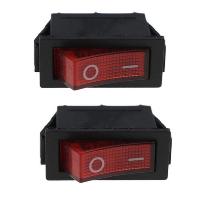 2PK 120927-24 Rocker Switch On/Off Fit for Electric Fireplaces FMI/Desa 120V