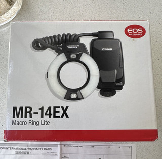 Canon MR 14EX Macro Ring Lite TTL Strobe Flash for EOS Hot Shoe GN14m