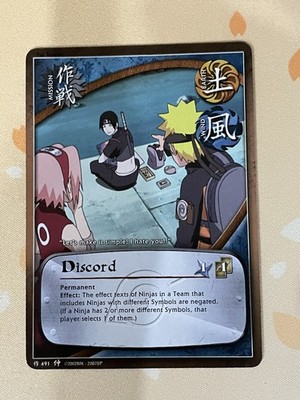 Naruto CCG, Discord, 491, 1st Edition, LP