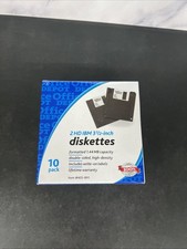 DS/DD 3.5" Floppy Disk - Pack of 10, Office Depot Brand - Brand New