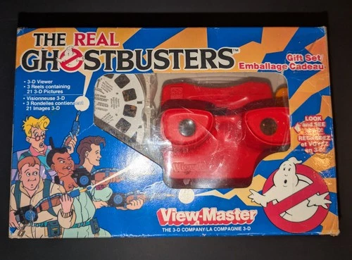 The Real Ghostbuster View Master Gift Set Open Works Vintage
