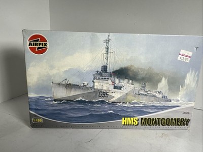 HMS MONTGOMERY AIRFIX Navy Destroyer Model Kit A03251 1:400 new sealed