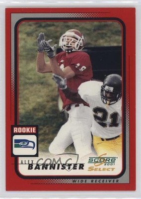 2001 Score Select Rookie 167/275 Alex Bannister #308 Rookie RC 8y6