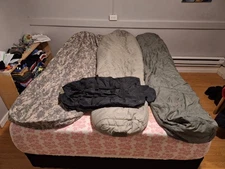 U.S. Army Modular Sleeping Bag System (BIVY, Sleeping Bag And Stuff Sack) Used
