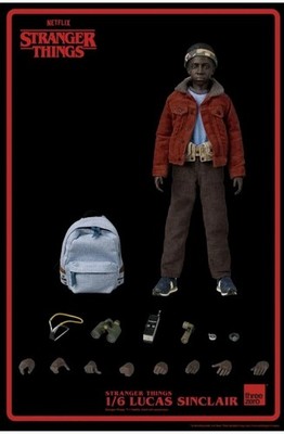 Threezero  Stranger Things LUCAS SINCLAIR 1/6 Scale Figure  NEW/SEALED 