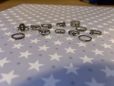 Set Of 12 Rings, Different Designs And Sizes