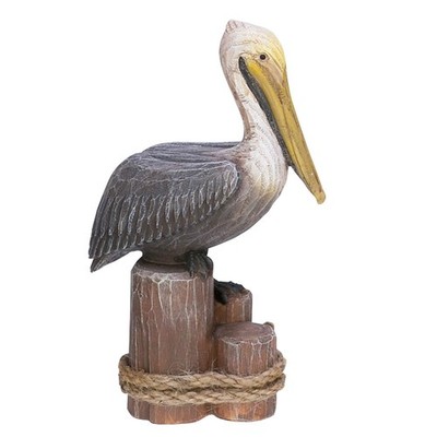 Beachcombers SS-BCS-02819 Pelican on Triple Piling,Sculptures & Figurines