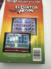 Nintendo NES Hangtab 5-Screw Elevator Action Game, Complete in Box, Tested